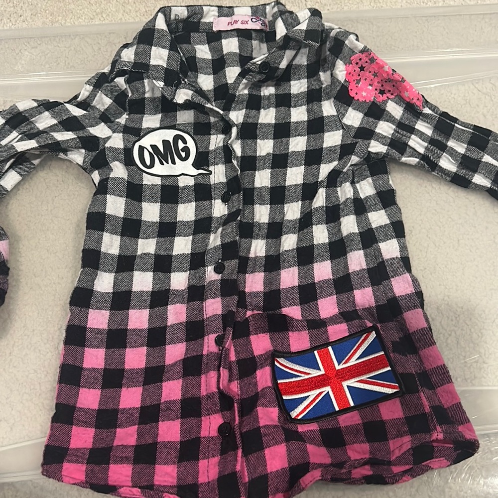 Play Six Button Down Flannel
